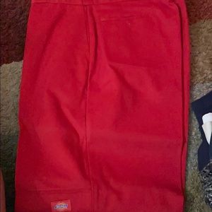 Red men’s dickies